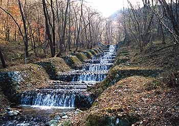 Stepped Dam at the Ushibuse River